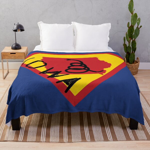Item preview, IOWAN SHIELD - Freedom Is The Superpower - Modern Gadsden Snake Flag - Dont Tread On Me SUPERHERO IOWA spellout design designed and sold by pelagio.