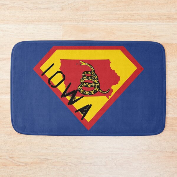 Item preview, IOWAN SHIELD - Freedom Is The Superpower -  Gadsden Snake Flag - Dont Tread On Me SUPERHERO IOWA  spellout design designed and sold by pelagio.