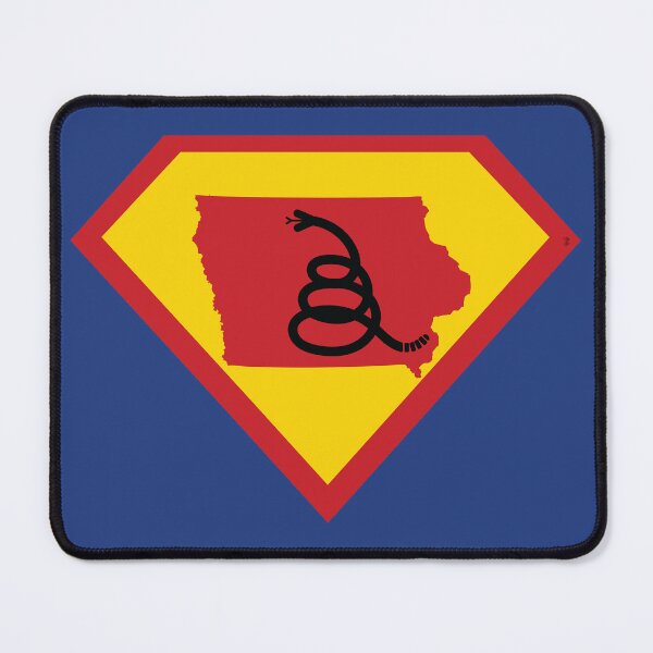 Item preview, IOWAN  SHIELD - Freedom Is The Superpower - Modern Gadsden Snake Flag - Dont Tread On Me SUPERHERO IOWA   design designed and sold by pelagio.