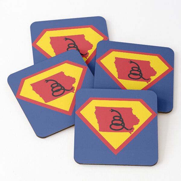 Item preview, IOWAN  SHIELD - Freedom Is The Superpower - Modern Gadsden Snake Flag - Dont Tread On Me SUPERHERO IOWA   design designed and sold by pelagio.