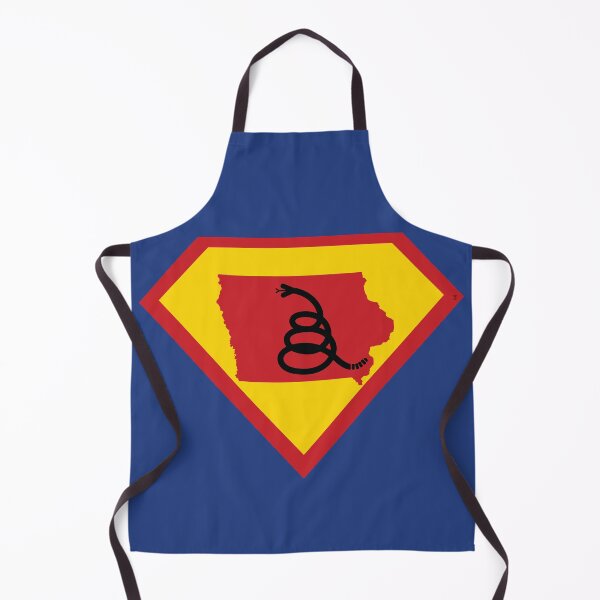 Item preview, IOWAN SHIELD - Freedom Is The Superpower - Modern Gadsden Snake Flag - Dont Tread On Me SUPERHERO IOWA design designed and sold by pelagio.