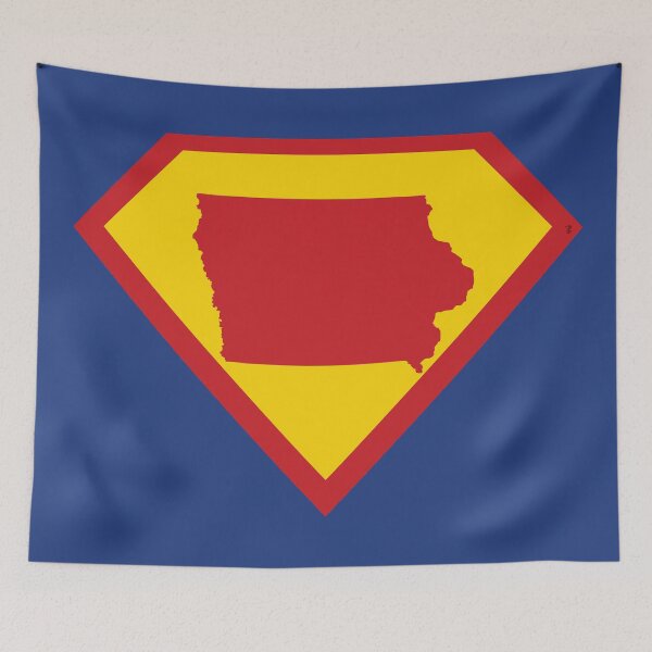 Item preview, IOWAN SHIELD - Freedom Is The Superpower -   SUPERHERO IOWA  design designed and sold by pelagio.