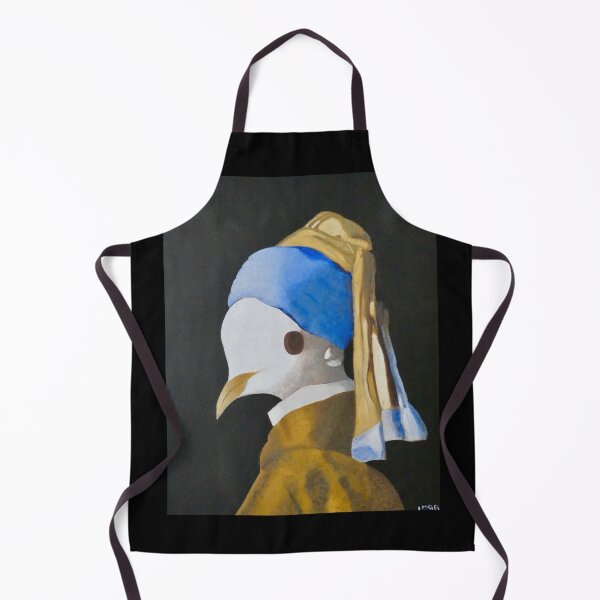 Item preview, Dottie, a Dove With a Pearl Earring (Inspired by Vermeer) designed and sold by rogerstrawberry.