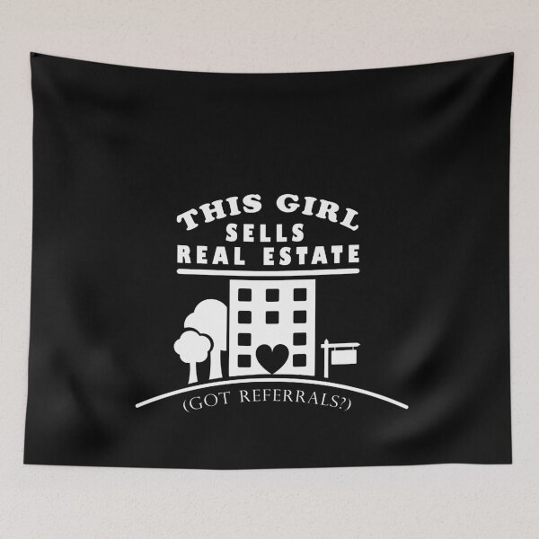 Item preview, This Girl Sells Real Estate Got Referrals Funny Design designed and sold by spitzys.