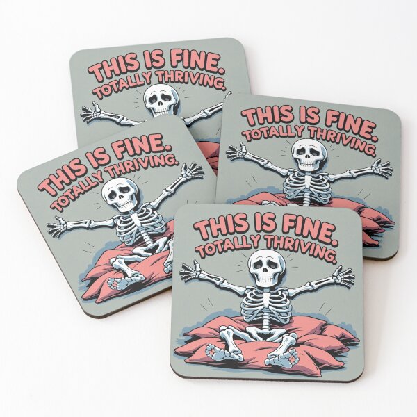Item preview, This Is Fine, Totally Thriving!  designed and sold by VisualArts1.