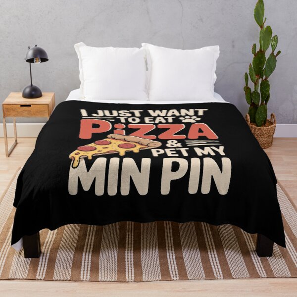 Artikelvorschau, Min Pin Dog Mom Pizza Zwergpinscher entworfen und verkauft von MAKOPOKOShop.