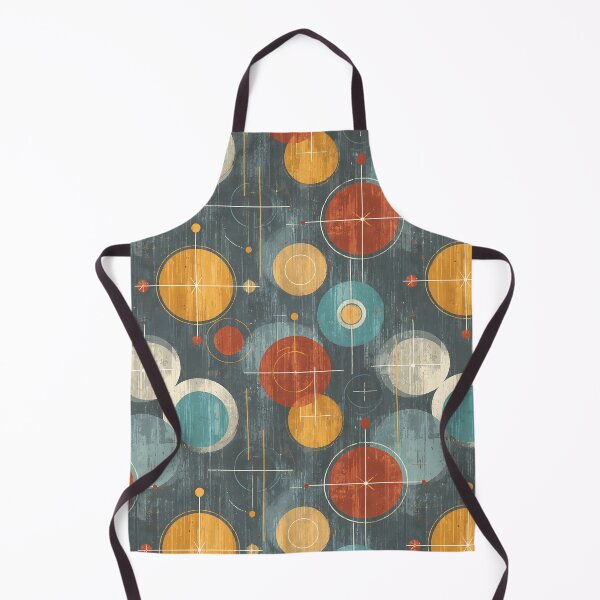 Item preview, Mid-Century Modern Greige Circles designed and sold by Boddicca.
