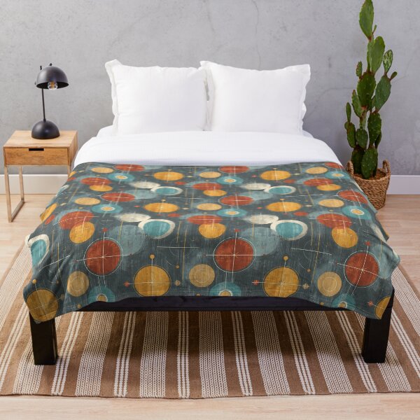 Artikelvorschau, Mid-Century Modern Greige Kreise entworfen und verkauft von Boddicca.