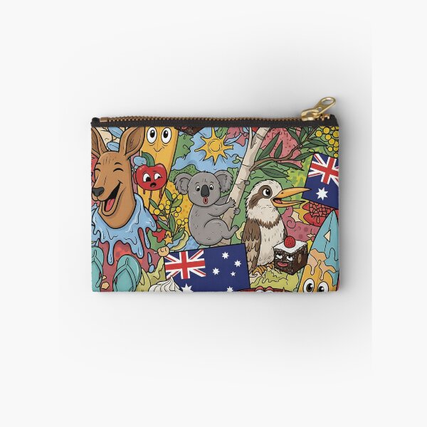 Item preview, Aussie Icons Australia Day Doodle Pattern designed and sold by tretyakov.