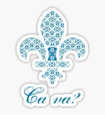 ca va girly Sticker