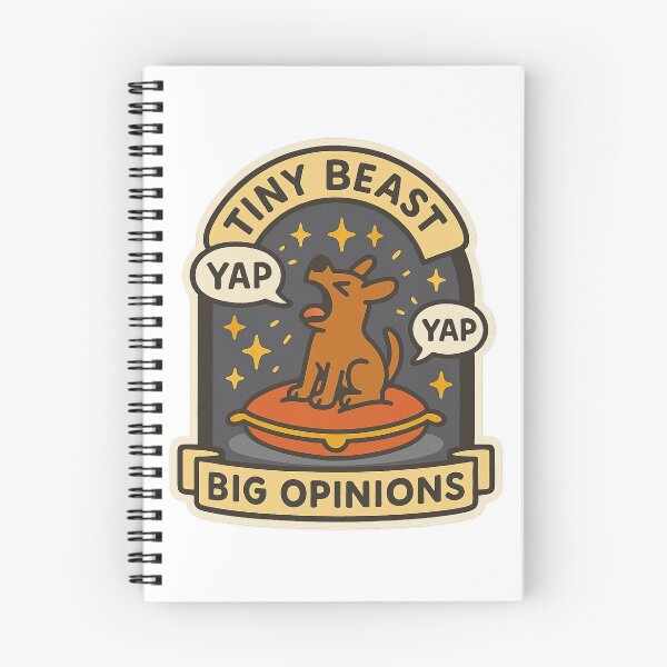 Item preview, Tiny Beast, Big Opinions designed and sold by SnugBugz.
