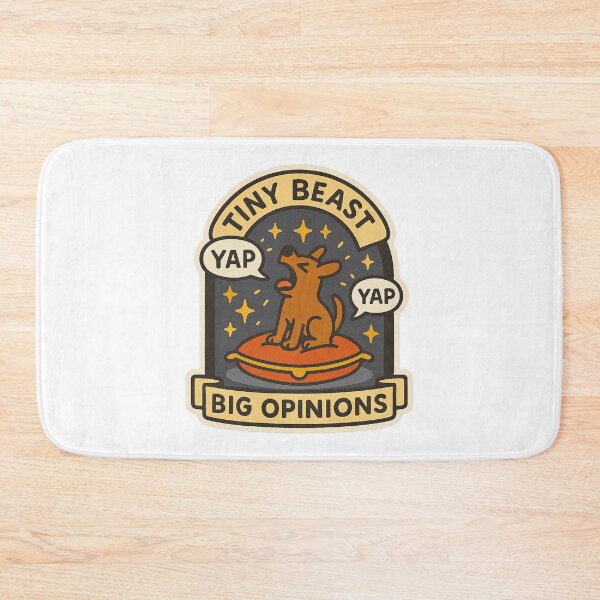 Item preview, Tiny Beast, Big Opinions designed and sold by SnugBugz.