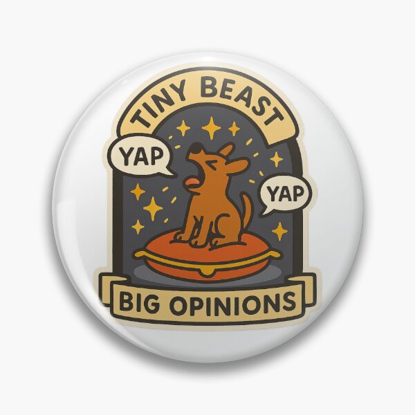 Item preview, Tiny Beast, Big Opinions designed and sold by SnugBugz.