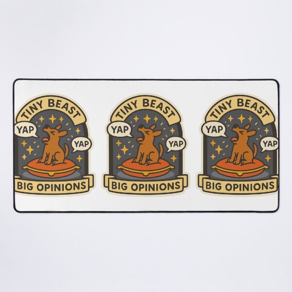 Item preview, Tiny Beast, Big Opinions designed and sold by SnugBugz.