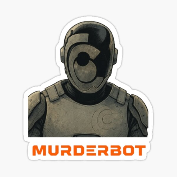 Artikel-Vorschau von Murderbot, designt und verkauft von Hoops and Movie Sticks.