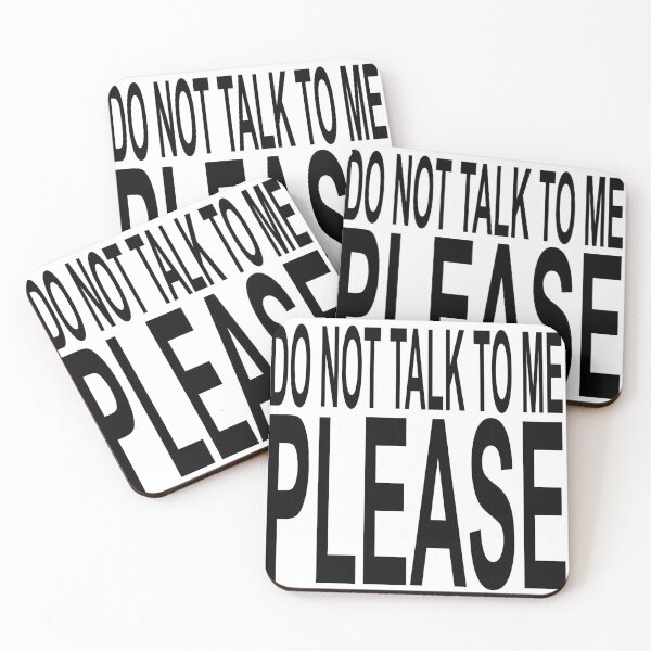 Item preview, Do not talk to me black designed and sold by eroutshop.