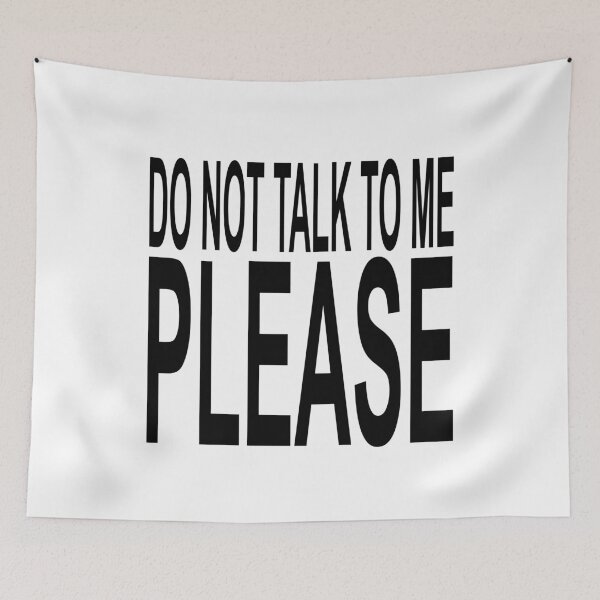 Item preview, Do not talk to me black designed and sold by eroutshop.