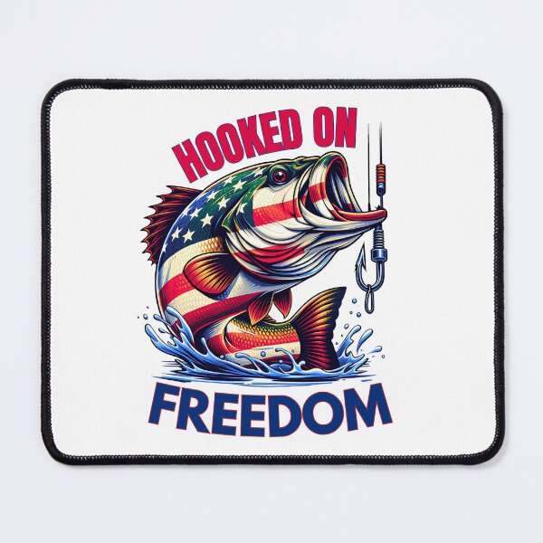 Item preview, Patriotic Fishing T-Shirt, Independence Day Fishing Shirt designed and sold by MindfullyCreated.