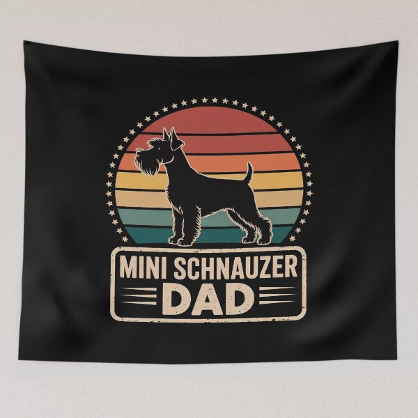 Item preview, Mini Schnauzer Dad, Father's Day, Miniature Schnauzer Daddy designed and sold by MAKOPOKOShop.