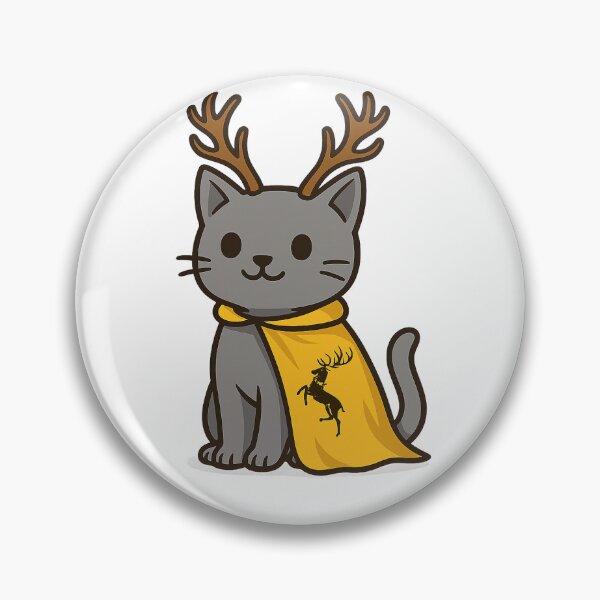 Item preview, Stormcat of the Stormlands – Game of Cats Baratheon Sticker designed and sold by Stineacus.