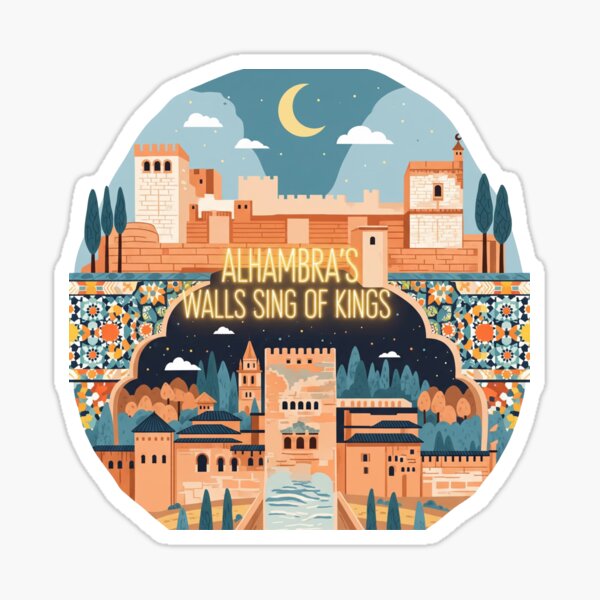 Item preview, Castle T-Shirt - Alhambra’s Moorish Kings Spain Kingdom Tee designed and sold by GalaxyInstore.