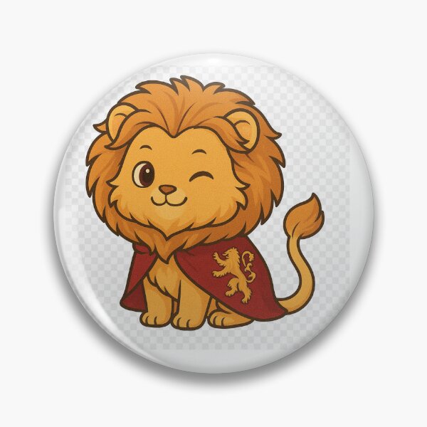 Item preview, Lionheart Cat – Game of Cats Lannister Sticker designed and sold by Stineacus.