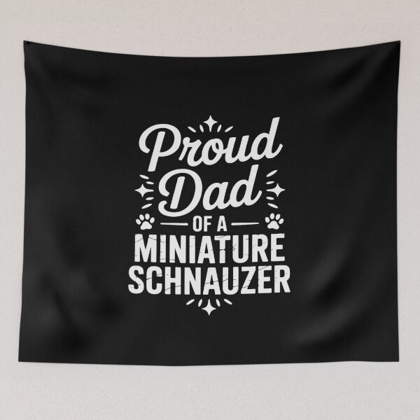 Item preview, Mini Schnauzer Dog Dad Gift Love Paw Print designed and sold by MAKOPOKOShop.