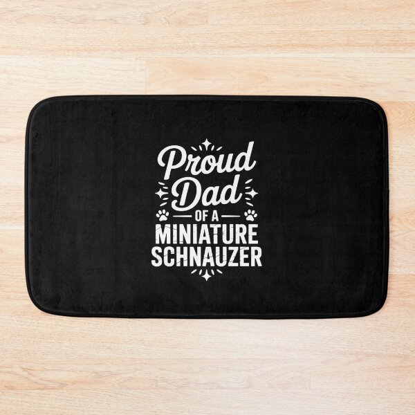 Item preview, Mini Schnauzer Dog Dad Gift Love Paw Print designed and sold by MAKOPOKOShop.