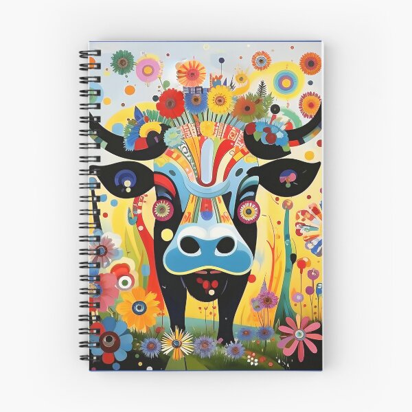 Item preview, Beautiful bull surrounded by wildflowers. designed and sold by Natalia-Vlad.