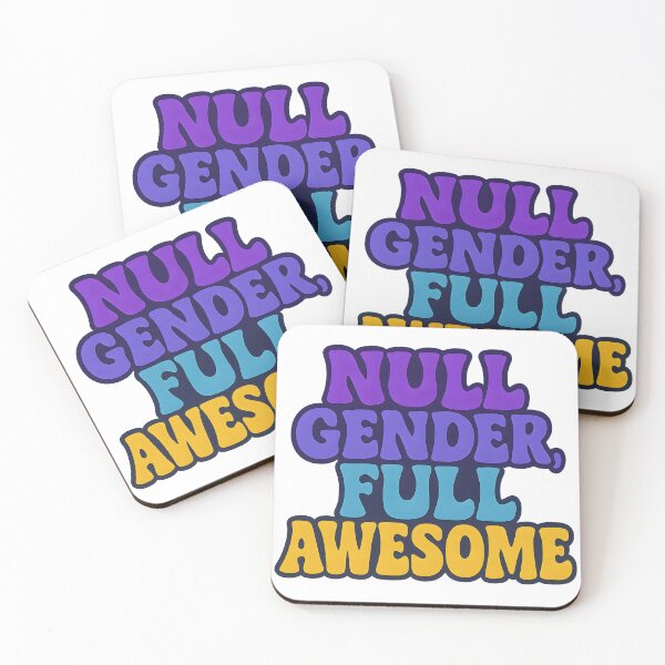 Item preview, Null Gender Full Awesome – Bold Retro Typography designed and sold by Haus Of Sin.