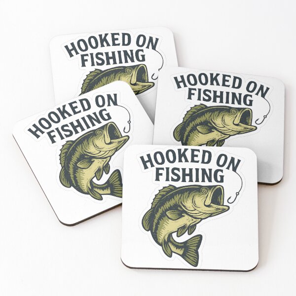 Item preview, HOOKED ON FISHING designed and sold by SbrenArt.