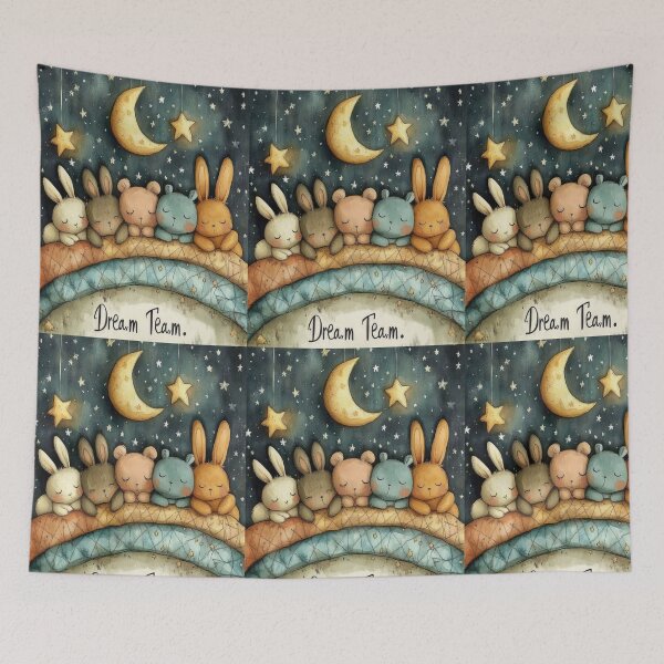 Item preview, Dream Team – Kawaii Bedtime Characters designed and sold by jubileejungle.