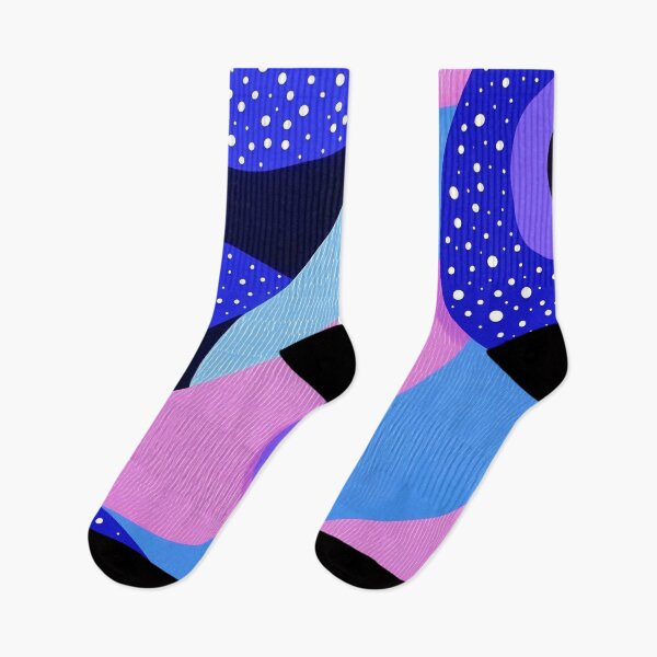 Item preview, Vibrant Abstract Cosmic Pattern in Blue, Pink, and Purple designed and sold by PaintbrushPlace.