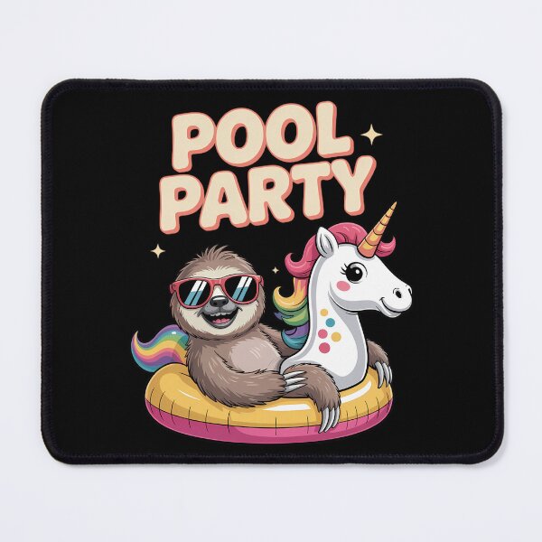 Item preview, Pool Party Sloth Funny Animal Lover Birthday Party designed and sold by brynatshop.
