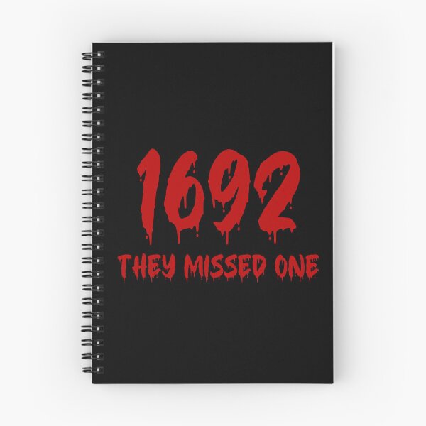 Item preview, 1692 THEY MISSED ONE RED ON BLACK BLOOD DRIP designed and sold by RomeArtCo.