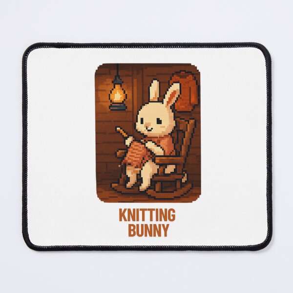 Item preview, Knitting Bunny designed and sold by DAYandMONTH.
