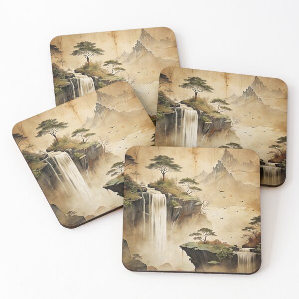 Item preview, Japandi Mystical Landscape designed and sold by Eclectic Monkey.