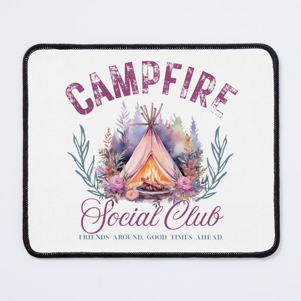 Aperçu de l'œuvre Club social du feu de camp créée et vendue par TheEmptyBottleStudio.