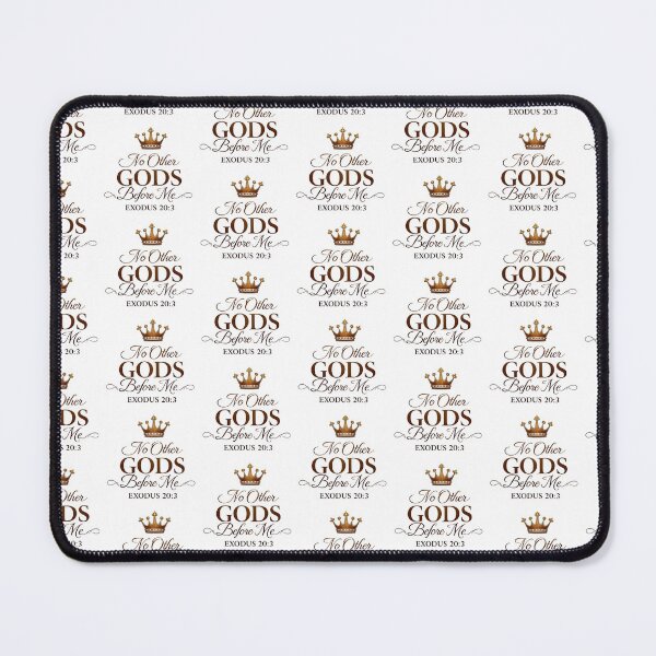 Item preview, No Other Gods Before Me - Exodus 20:3 Bible Verse Christian Design designed and sold by ebocraft.