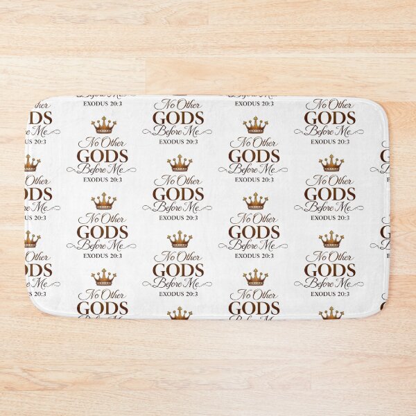 Item preview, No Other Gods Before Me - Exodus 20:3 Bible Verse Christian Design designed and sold by ebocraft.