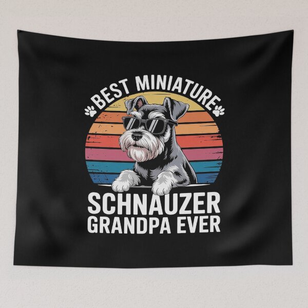 Item preview, Miniature Schnauzer Dad Dog Grandpa Mini Schnauzer designed and sold by MAKOPOKOShop.