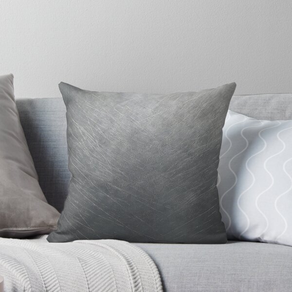 Item preview, Close-up view of a gray metallic surface displaying numerous scratches and a brushed texture, creating an aged, industrial look designed and sold by homydesign.