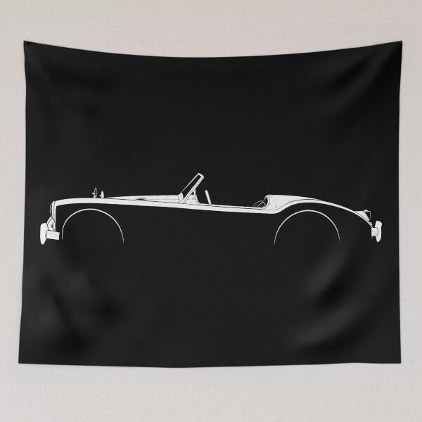 Item preview, MGA 1500 (White) designed and sold by Car Silhouettes.