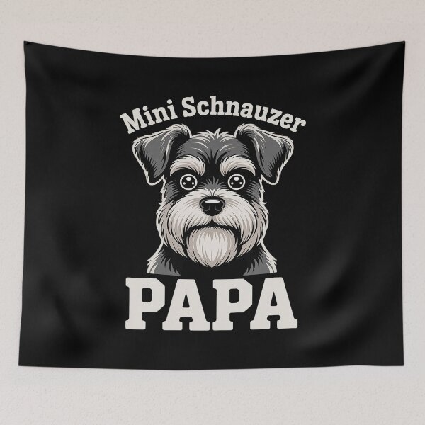 Item preview, Miniature Schnauzer Dad Funny Mini Schnauzer Papa designed and sold by MAKOPOKOShop.