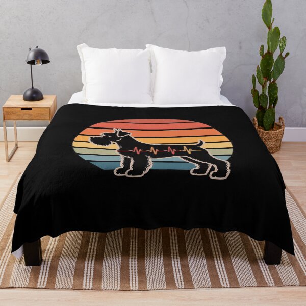 Aperçu de l'œuvre Schnauzer miniature Papa Maman Battement de cœur Amoureux des chiens créée et vendue par MAKOPOKOShop.