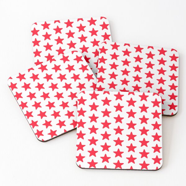 Item preview, vibrant red star designed and sold by paladinprints.