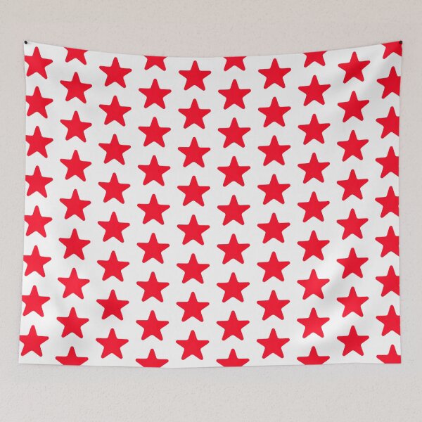 Item preview, vibrant red star designed and sold by paladinprints.