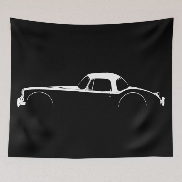 Item preview, MGA 1500 Coupe (White) designed and sold by Car Silhouettes.