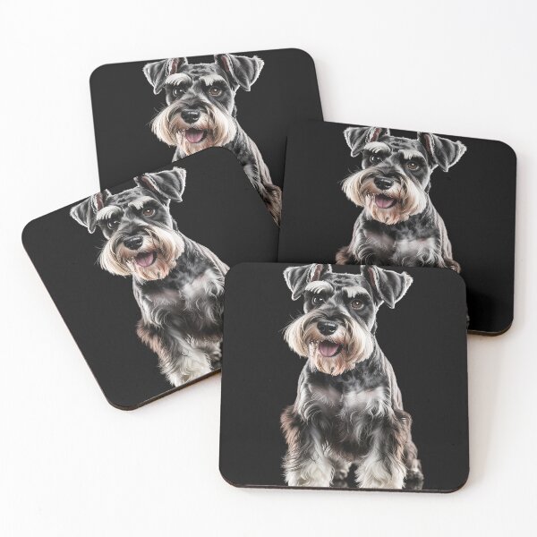 Item preview, Miniature Schnauzer dog art Miniature Schnauzer designed and sold by MAKOPOKOShop.