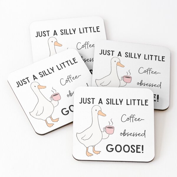 Item preview, Coffee-Obsessed Goose designed and sold by UniqueNewYork42.